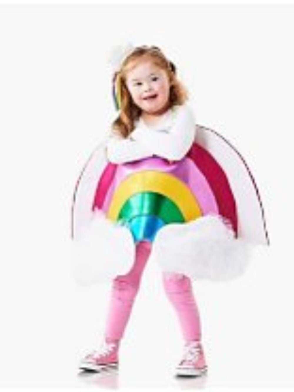 Pottery Barn Kids Rainbow Costume with Clouds, Size 3T